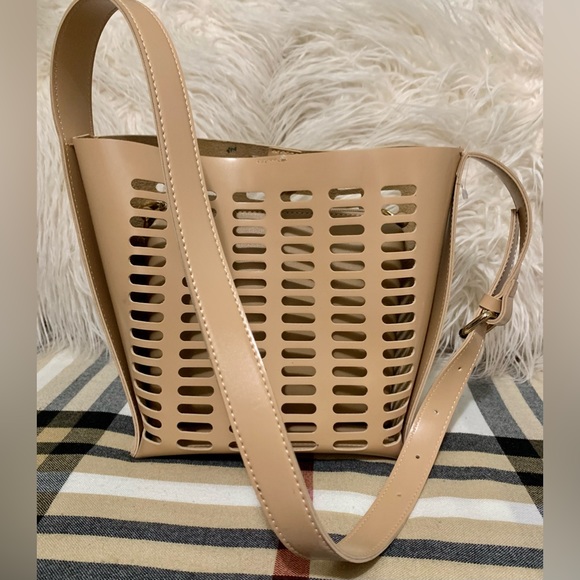 🌺 MELIE BIANCO🌺BOUQUET 2 PIEZAS 🌺CAQUI/CREMA 🌺PIEL GENUINA 🌺#MBV - Picture 3 of 16